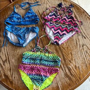 Colorful Patterned Bikini Set